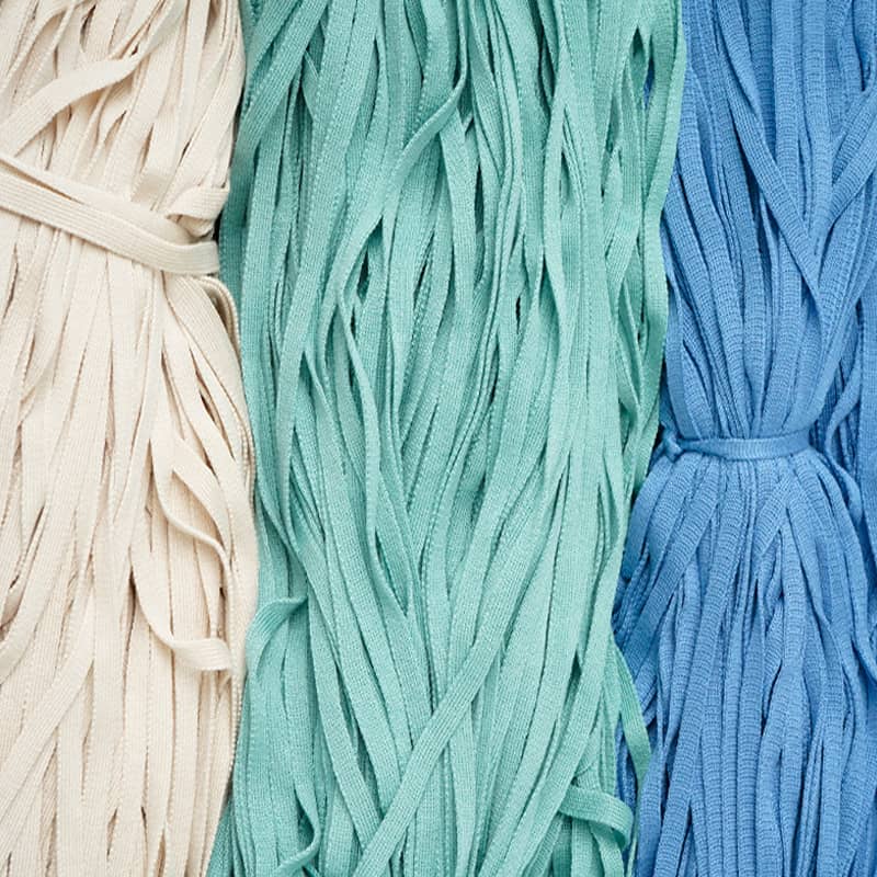 コットンリブウェビングソフトウエストドローストリング