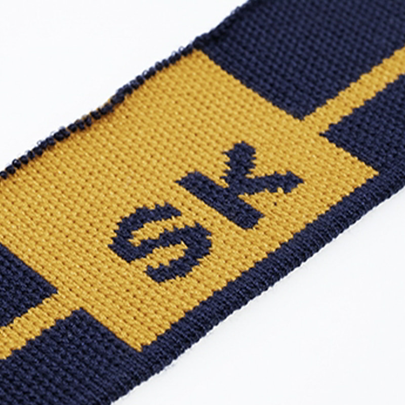 ポリエステルレタージャカードリブポロシャツ袖生地